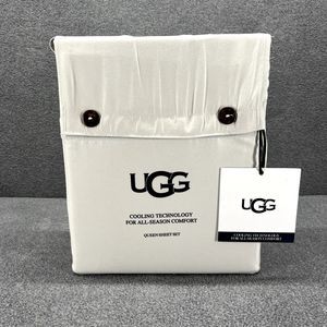 UGG Sheet Set QUEEN Alahna Grey Stone Cooling Technology